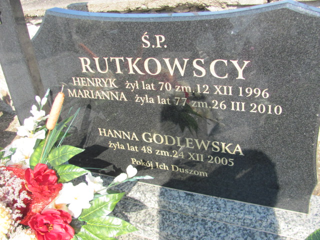 Henryk Rutkowski 1926 Jasienica - Grobonet - Wyszukiwarka osób pochowanych