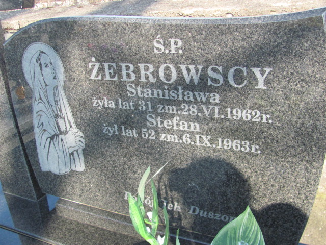 Stanisława Żebrowska 1931 Jasienica - Grobonet - Wyszukiwarka osób pochowanych