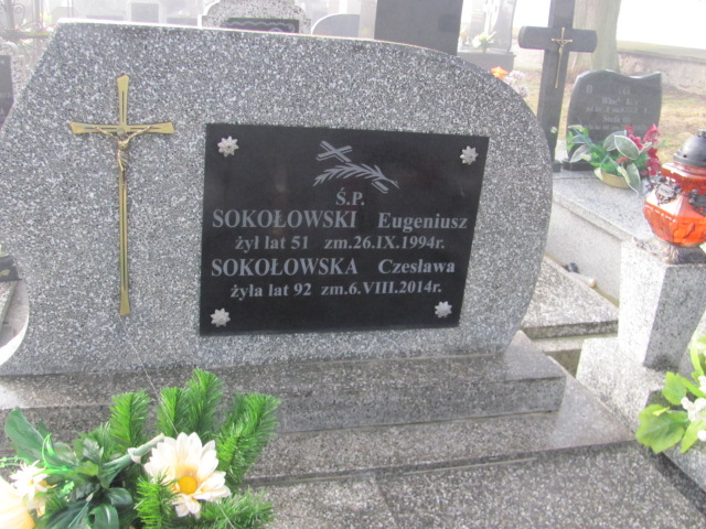 Eugeniusz Sokołowski 1943 Jasienica - Grobonet - Wyszukiwarka osób pochowanych