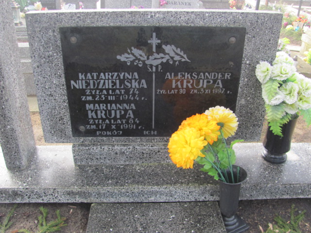 Aleksander Krupa 1907 Jasienica - Grobonet - Wyszukiwarka osób pochowanych