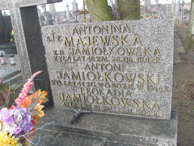 Leokadia Jamiołkowska 1908 Jasienica - Grobonet - Wyszukiwarka osób pochowanych