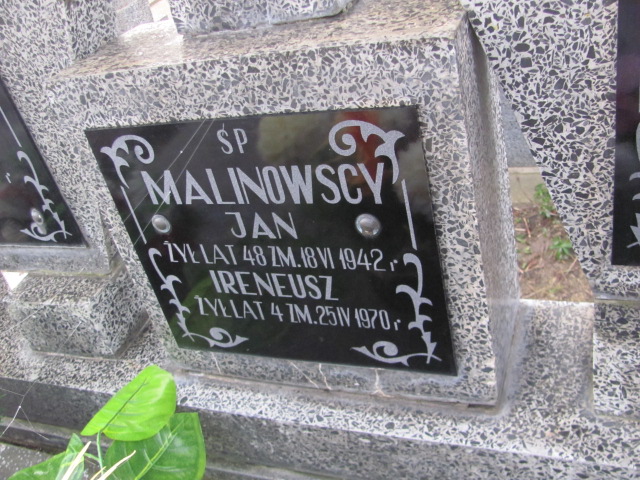 Ireneusz Malinowski 1966 Jasienica - Grobonet - Wyszukiwarka osób pochowanych