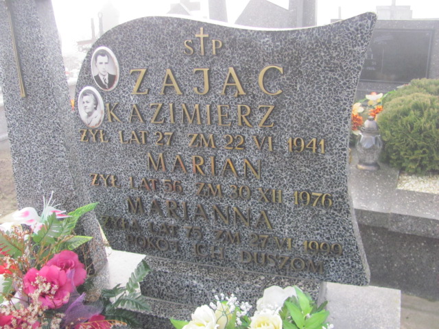 Grób Marian Zając