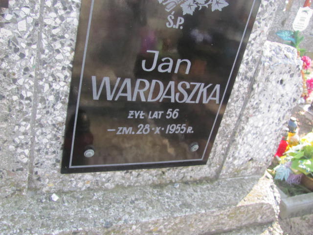 Jan Wardaszka 1899 Jasienica - Grobonet - Wyszukiwarka osób pochowanych