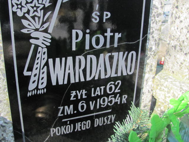 Piotr Wardaszka 1892 Jasienica - Grobonet - Wyszukiwarka osób pochowanych