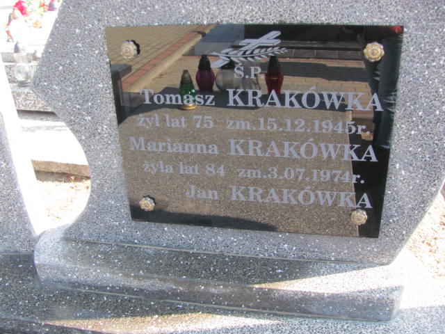 Tomasz Krakówka Jasienica - Grobonet - Wyszukiwarka osób pochowanych