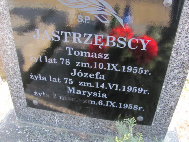 Tomasz Jastrzębski 1877 Jasienica - Grobonet - Wyszukiwarka osób pochowanych
