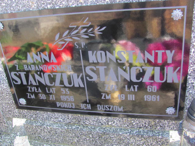 Anna Stańczuk 1904 Jasienica - Grobonet - Wyszukiwarka osób pochowanych