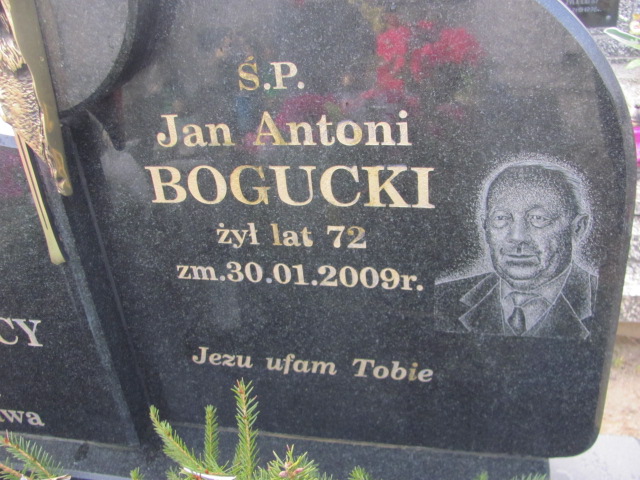 Jan Antoni Bogucki 1936 Jasienica - Grobonet - Wyszukiwarka osób pochowanych