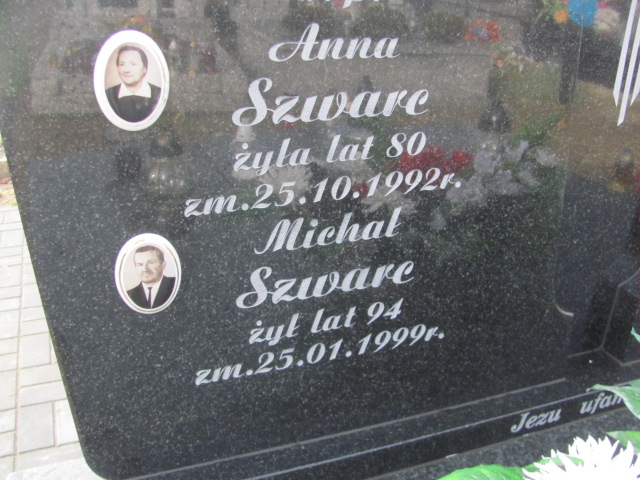 Anna Szwarc 1912 Jasienica - Grobonet - Wyszukiwarka osób pochowanych