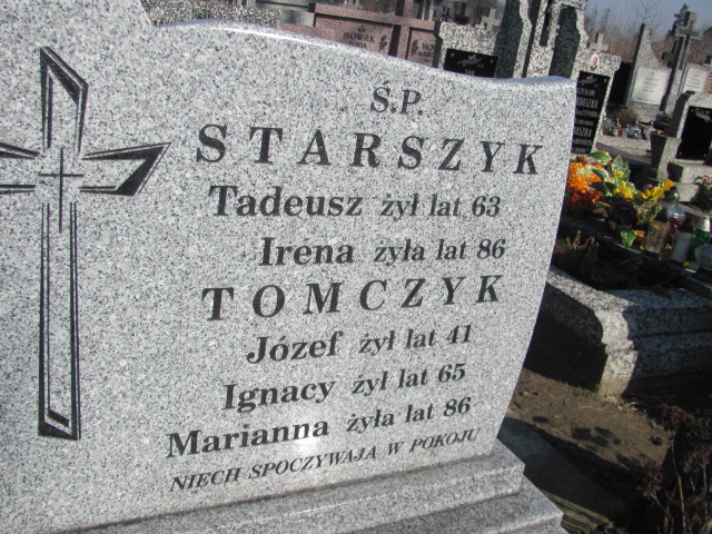 Marianna Tomczyk 1866 Jasienica - Grobonet - Wyszukiwarka osób pochowanych