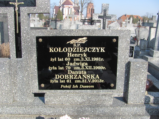 Jadwiga Kołodziejczyk 1920 Jasienica - Grobonet - Wyszukiwarka osób pochowanych