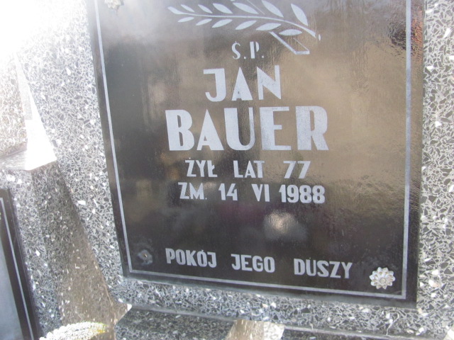Weronika Bauer  1910 Jasienica - Grobonet - Wyszukiwarka osób pochowanych