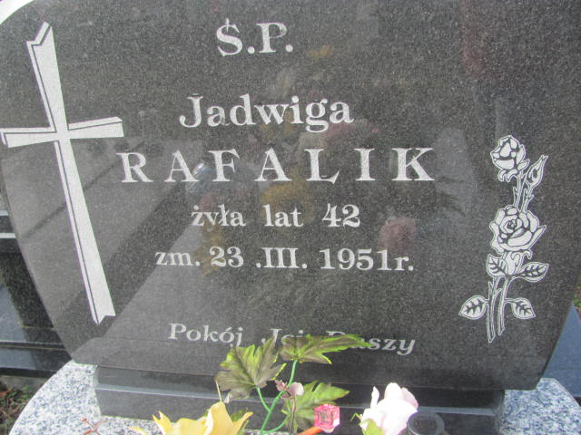 Jadwiga Rafalik 1909 Jasienica - Grobonet - Wyszukiwarka osób pochowanych