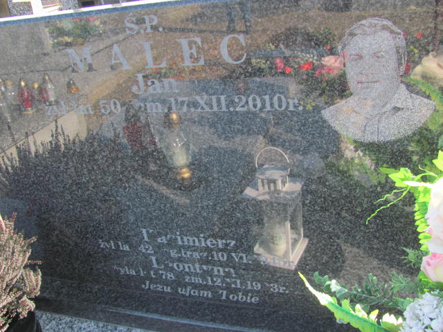 Jan Malec 1960 Jasienica - Grobonet - Wyszukiwarka osób pochowanych