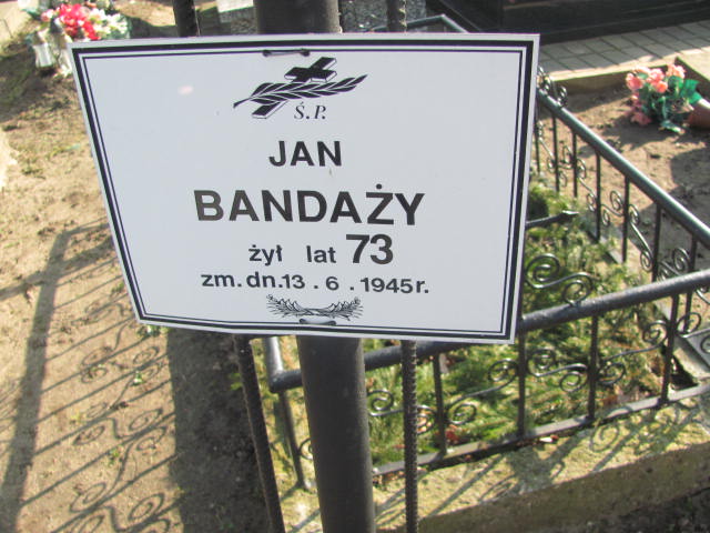 Jan Bandaży Jasienica - Grobonet - Wyszukiwarka osób pochowanych