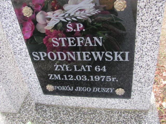 Stefan Spodniewski 1911 Jasienica - Grobonet - Wyszukiwarka osób pochowanych