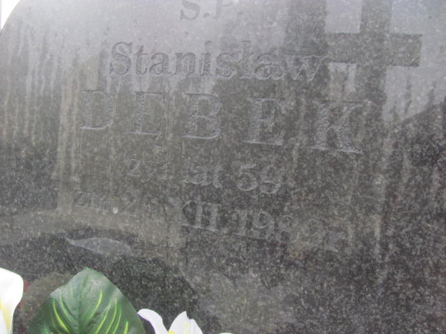 Stanisław Dąbek 1930 Jasienica - Grobonet - Wyszukiwarka osób pochowanych