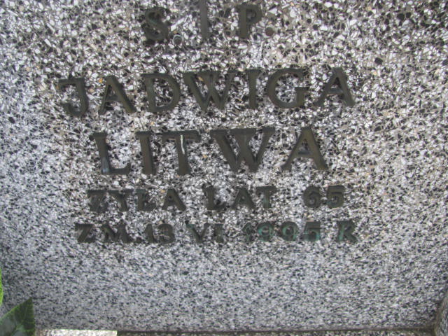 Jadwiga Litwa 1930 Jasienica - Grobonet - Wyszukiwarka osób pochowanych