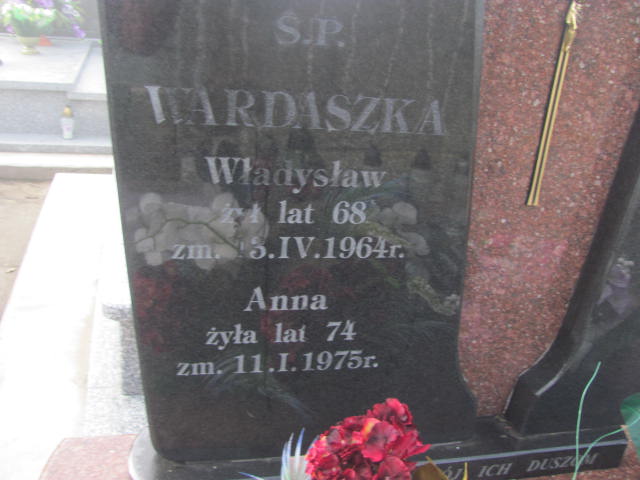 Władysław Wardaszka 1901 Jasienica - Grobonet - Wyszukiwarka osób pochowanych