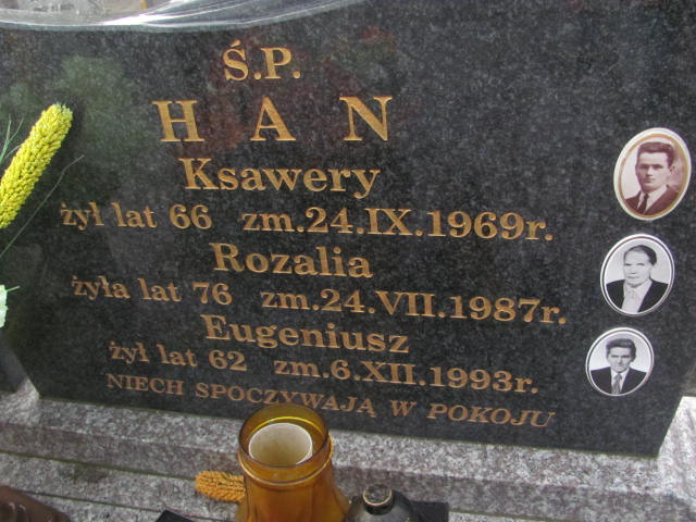 Ksawery Han 1902 Jasienica - Grobonet - Wyszukiwarka osób pochowanych