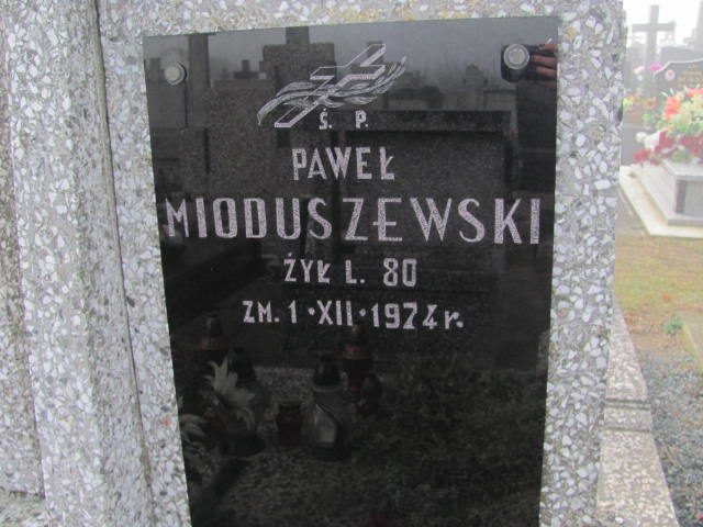 Paweł Mioduszewski 1894 Jasienica - Grobonet - Wyszukiwarka osób pochowanych