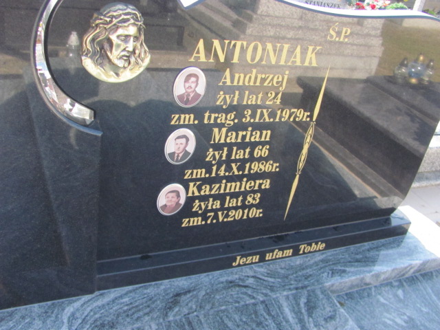 Marian Antoniak 1920 Jasienica - Grobonet - Wyszukiwarka osób pochowanych