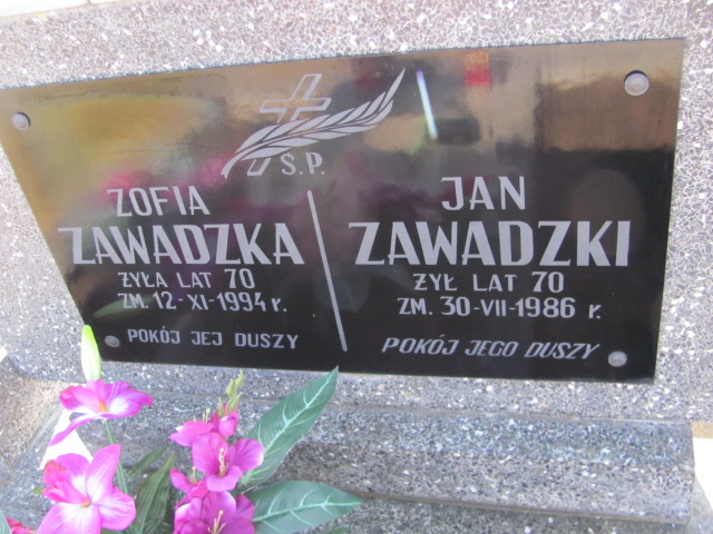 Jan Zawadzki 1916 Jasienica - Grobonet - Wyszukiwarka osób pochowanych