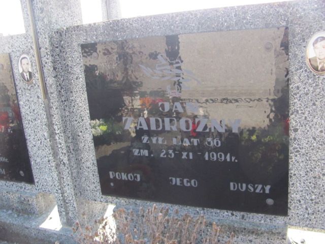 Jan Zadrożny 1955 Jasienica - Grobonet - Wyszukiwarka osób pochowanych