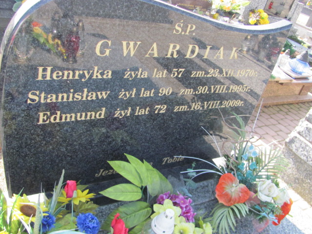 Wanda Gwardiak 1943 Jasienica - Grobonet - Wyszukiwarka osób pochowanych